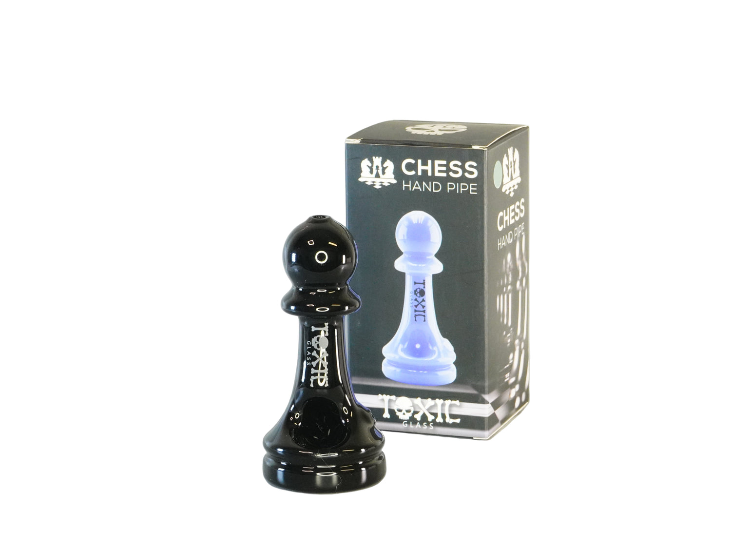 Chess Hand Pipe by Toxic Glass