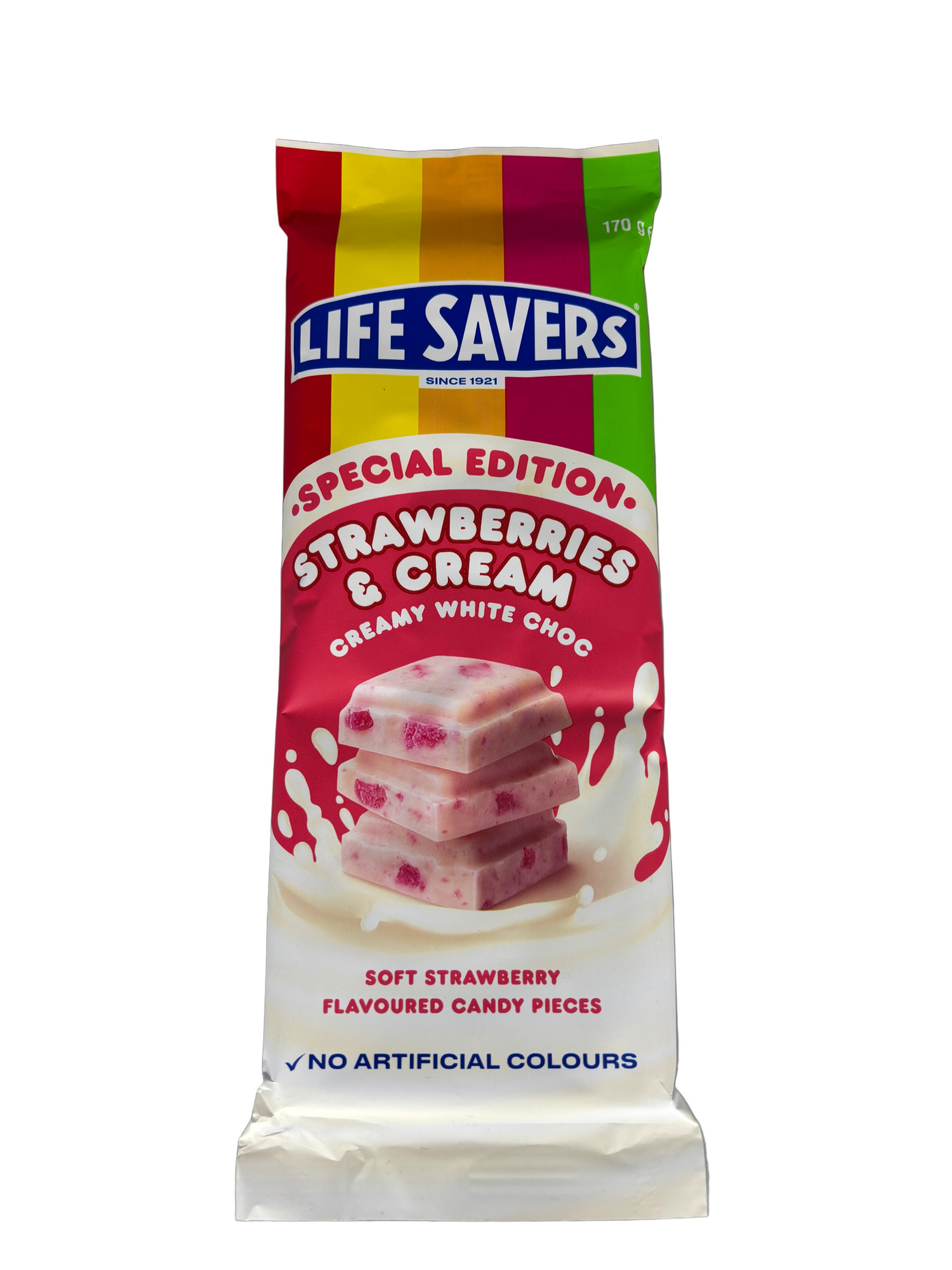 Life Savers Strawberries & Cream White Chocolate Block