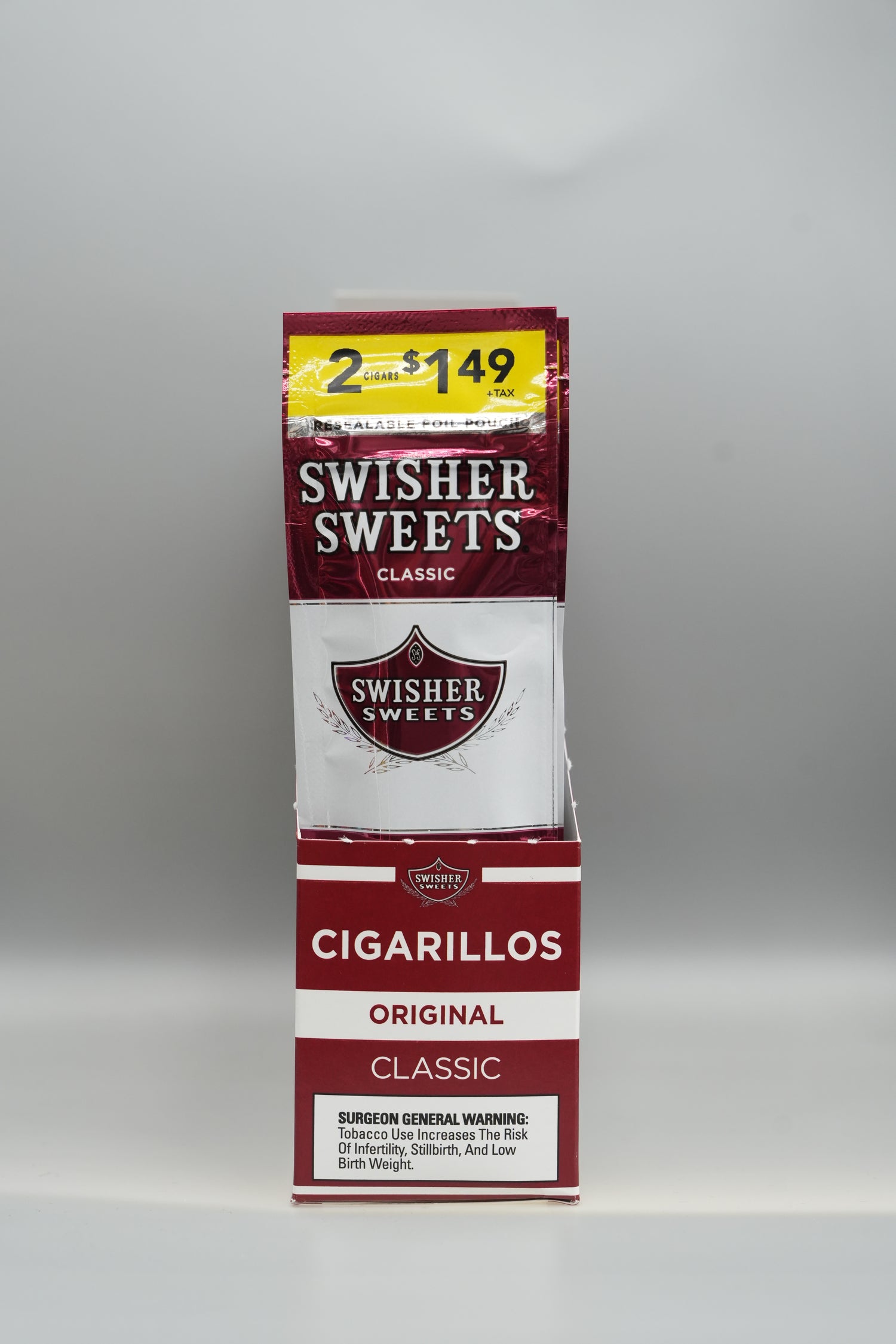 Swisher Sweets "CLASSIC" and "ORIGINAL"