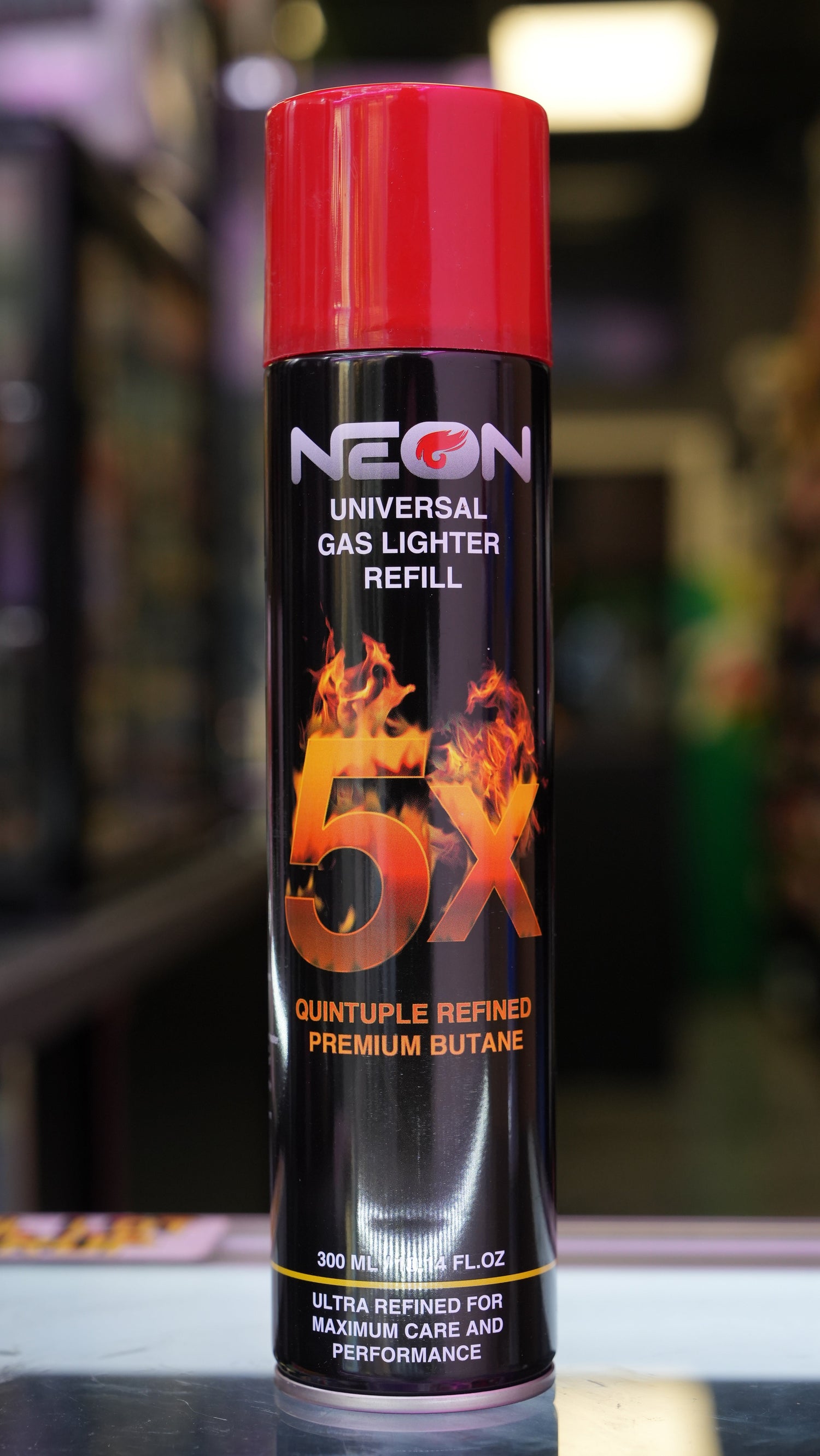 Neon Gas lighter refill Black