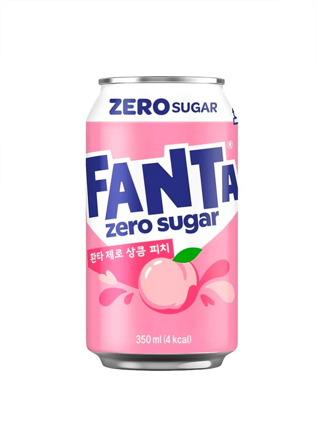 Zero Sugar White Peach Fanta