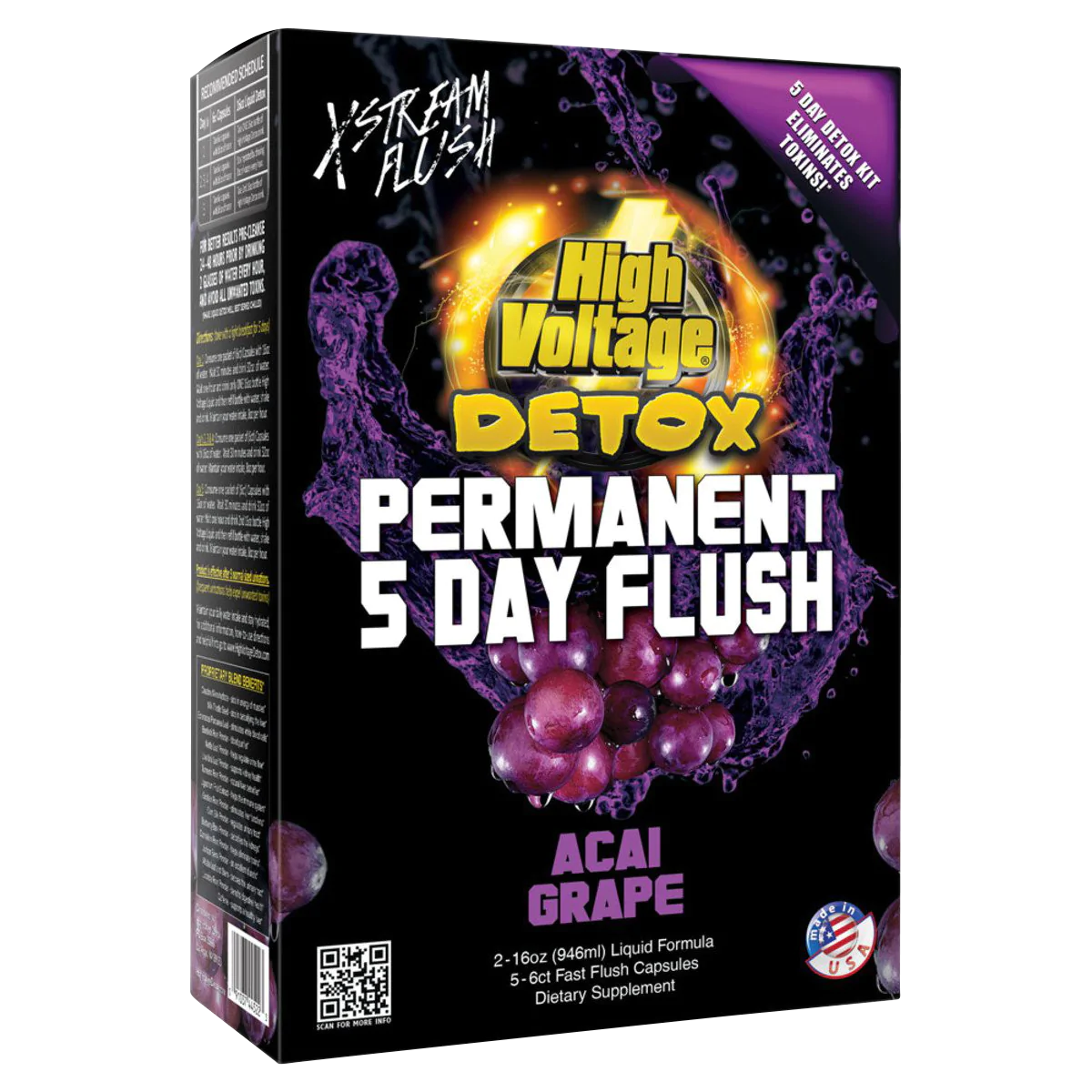 High Voltage Detox 5 Day Permanent Flush
